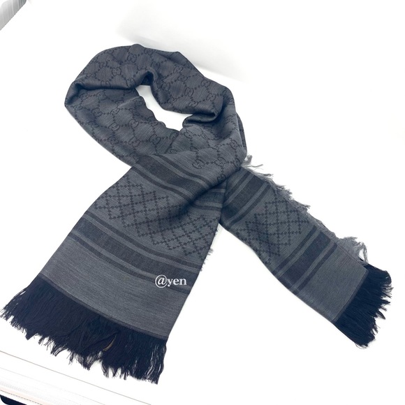 Gucci grey scialle servee scarf - Picture 7 of 13